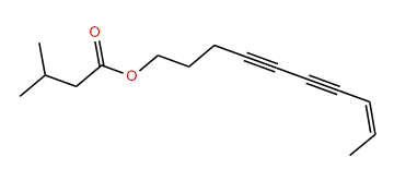 (Z)-8-Decaen-4,6-diynyl 3-methylbutanoate